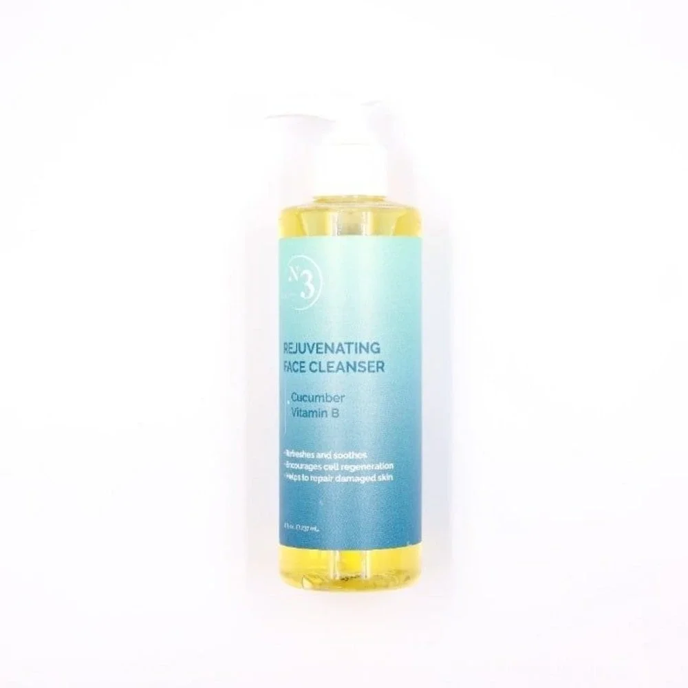 No. 3 Beauty - Cucumber & Vitamin B Rejuvenating Face Cleanser - 237 ml / 8 oz